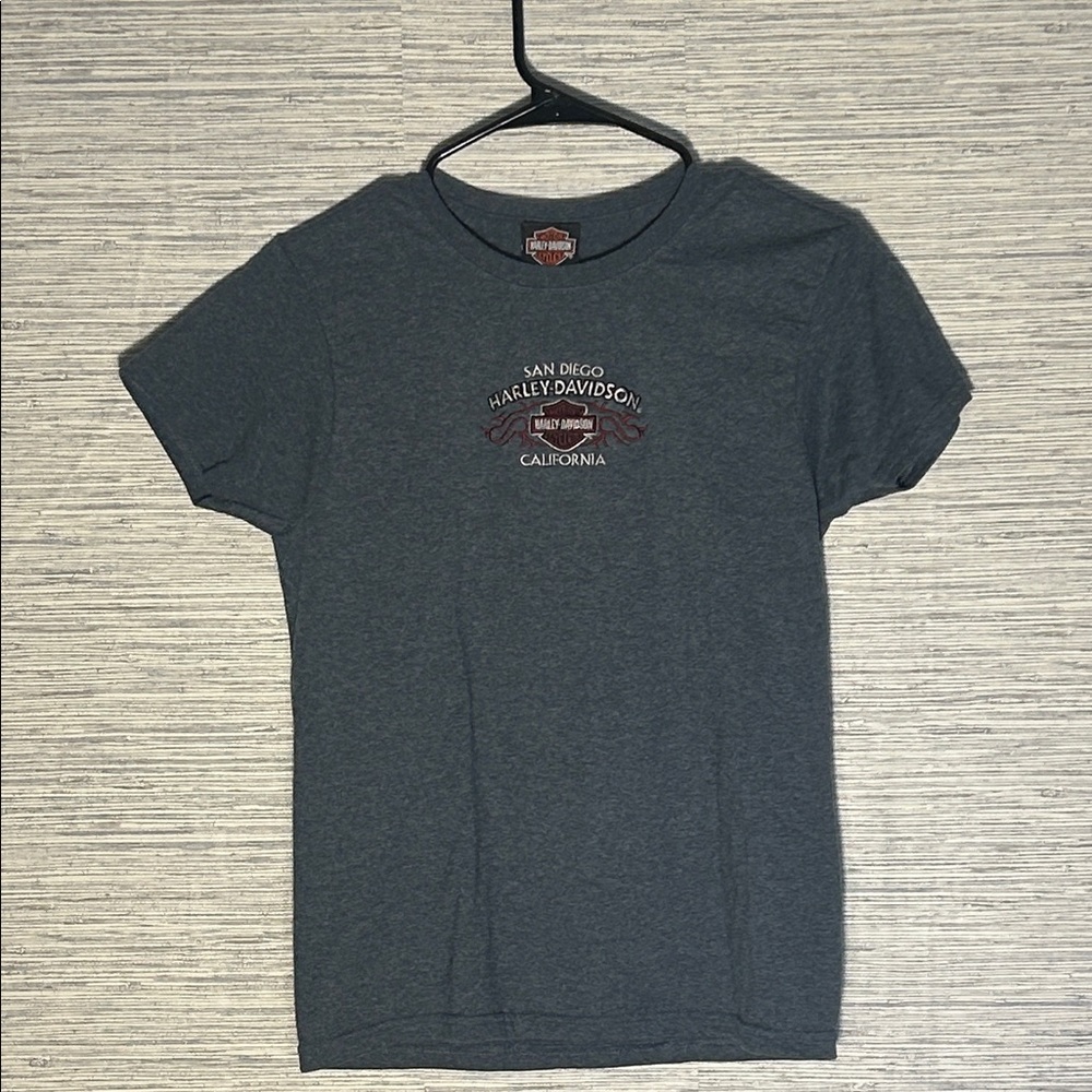 Harley-Davidson Heathered Blue San Diego Patch Tee – Women’s Small (201)